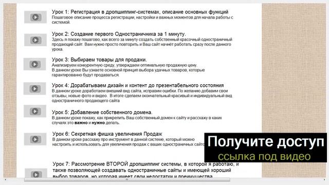 Видеокурс Идеальный Дропшиппинг