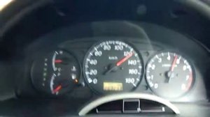 Разгон на Mazda Familia с ацетоном