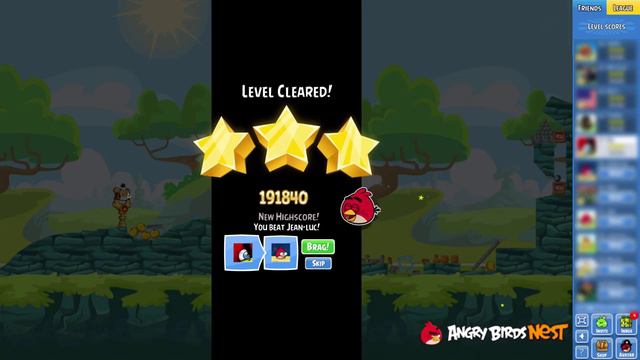 Angry Birds Friends Tournament Week 198 Levels 1 to 6 Power Up Compilation Walkthrough смотреть онлайн