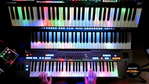 Summer slow "Monaco 28° a l'ombre" on Tyros 5, PSR 770 & Hammond SK1.