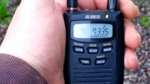 Alinco DJ-X7E Прием 40 метров на небольшой телескоп.