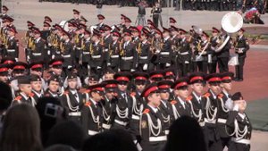 ПАРАД КАДЕТОВ НА ПОКЛОННОЙ ГОРЕ класс 7г ШКОЛА 426