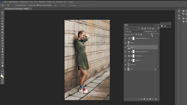 Обработка фото в фотошоп в ретро стиле | Лучший эффект пленки! смотреть онлайн