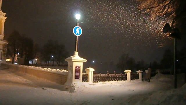 Волшебный вечер в Рязани 13.01.17г.  Рязанский кремль. смотреть онлайн