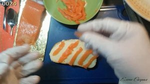 Бутерброды из слабосоленой форели. Варианты украшений