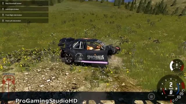 Satisfying Car Crashes #19 - High Speed Jumps, Crashes (BeamNG Drive)