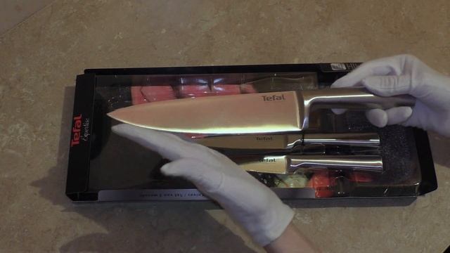 Обзор кухонных ножей Tefal Expertise, набор 3 шт (K121S375) кухонные ножи
