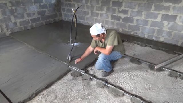 как сделать стяжку пола своими руками смотреть онлайн