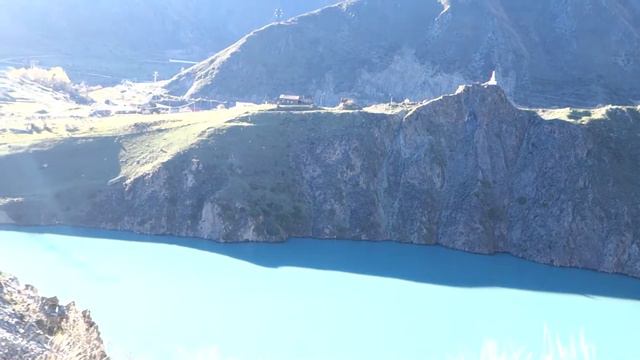 Зарамагская ГЭС .  Накопитель воды .