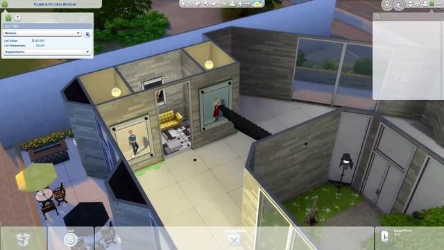 Giving the Get Famous Museum it's sass back | Sims 4 Renovation смотреть онлайн