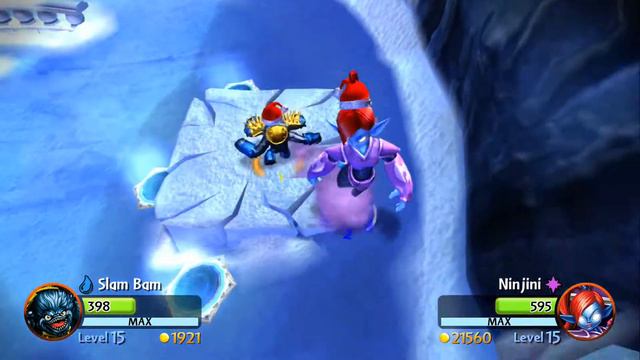 SKYLANDERS GIANTS LEGENDARY SLAM BAM VS NINJINI смотреть онлайн