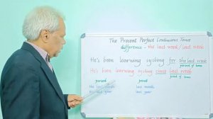 The present perfect continuous tense - difference between "the last week" and "last week"