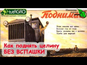 САД и ОГОРОД для НОВИЧКОВ! Как поднять ЦЕЛИНУ без вспашки и перекопки? Меньше труда - больше урожая!