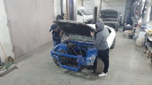 Nissan skyline R33. Серия №2 Сварка. Воскрешение уличного бойца.