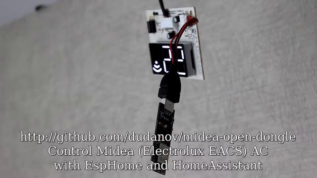 Midea (Electrolux EACS) control via EspHome and HASS