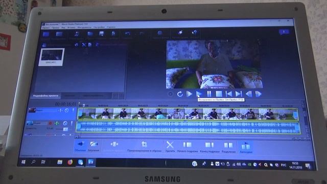 Монтаж видео в программе MOVIE STUDIO--как я это делаю