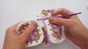 Вязание крючком | Соединение мотивов крючком |