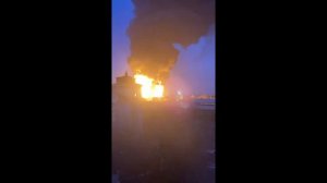 1 апреля 2022 два украинских вертолета Ми-24 разбомбили нефтебазу и типографию в Белгороде