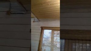 Покраска стен и потолка в деревянном доме!!!!