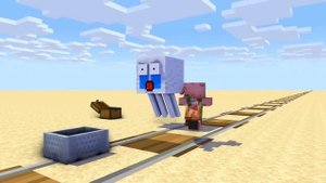 Monster School vs CURSED HELL CHARLES Train School - Minecraft Animation