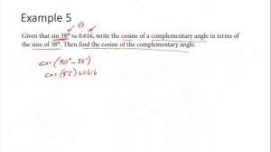 Geometry 13.2 Sine and Cosine Ratios