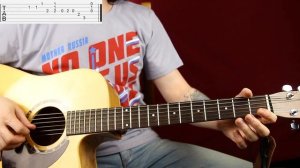 Как играть красивую ирландскую мелодию на гитаре Shady Grove - Уроки игры на гитаре Первый Лад