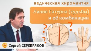 Линия Сатурна (судьбы) и её комбинации. Сергей Серебряков