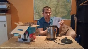 Чайник электрический Scarlett SC EK21S26, 1800Вт, серебристый.