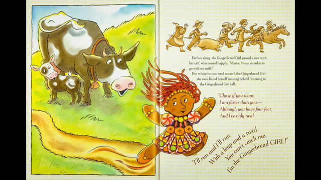 READ ALOUD | Gingerbread Girl by Lisa Campbell Ernst смотреть онлайн