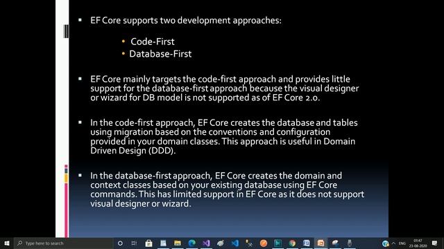 Code First Entity Framework Core Tutorial For Beginners Part-1