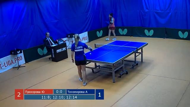 Настольный теннис. Лига Про. Турнир 29 сентября 2018г. Жен. Рейтинг 1600+ смотреть онлайн