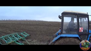 Культивация на МТЗ-1221.2 с культиватором КПС-5
