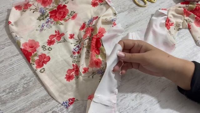 DIY Обработка горловины и проймы цельнокроеной обтачкой.
