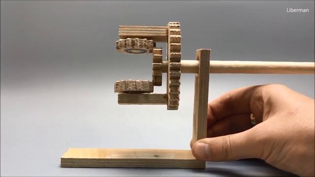 DIY дифференциал из фанеры