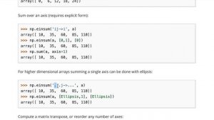 Einstein Summation Convention