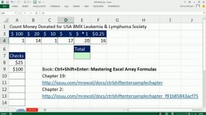 Excel Magic Trick 1022: Sample Chapters of Ctrl + Shift + Enter Book & SUMPRODUCT example