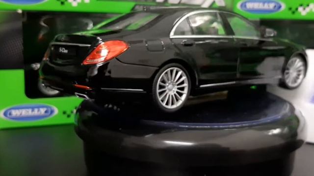 Miniatura Mercedes Benz S-Class  da fabricante Welly em escala 1/24. - COMPRECARSHOP