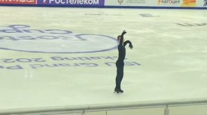 Михаил Коляда. КП. Открытые тренировки 25.11.2021 Ростелеком | Mikhail Kolyada SP Rostelecom Cup