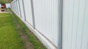 Фундамент под забор