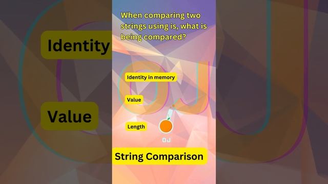 "Understanding the 'is' Operator in Python - 10 Questions Explained with Examples #python #operator