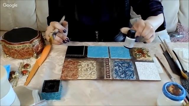 Имитация Линкруста Вариант №1. Университет Декупажа. Ирина Трофимова смотреть онлайн