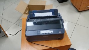 Как печатает матричный принтер Epson LX-350