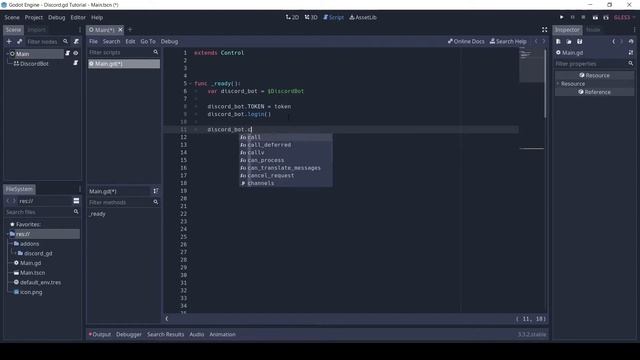 1. Setup | Make a Discord Bot Tutorial | Godot смотреть онлайн
