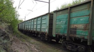 ВЛ11-332 А/237 Б/316 Б с грузовым поездом