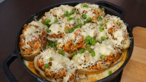 НОВИНКА! КАРТОШКА С МЯСОМ. ФАРШИРОВАННЫЙ КАРТОФЕЛЬ В ДУХОВКЕ