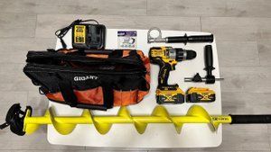 ✅ ШНЕК ICEBERG 130(R) + ШУРУПОВЕРТ DeWALT dcb 998  МОЩЬ #Рыболов_Севера
