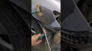 Toyota Camry 40 ремонт крыла и бампера. Окрашивание в переход по базе.