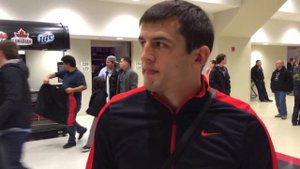 Альберт Туменов, небольшое интервью после UFC 169...