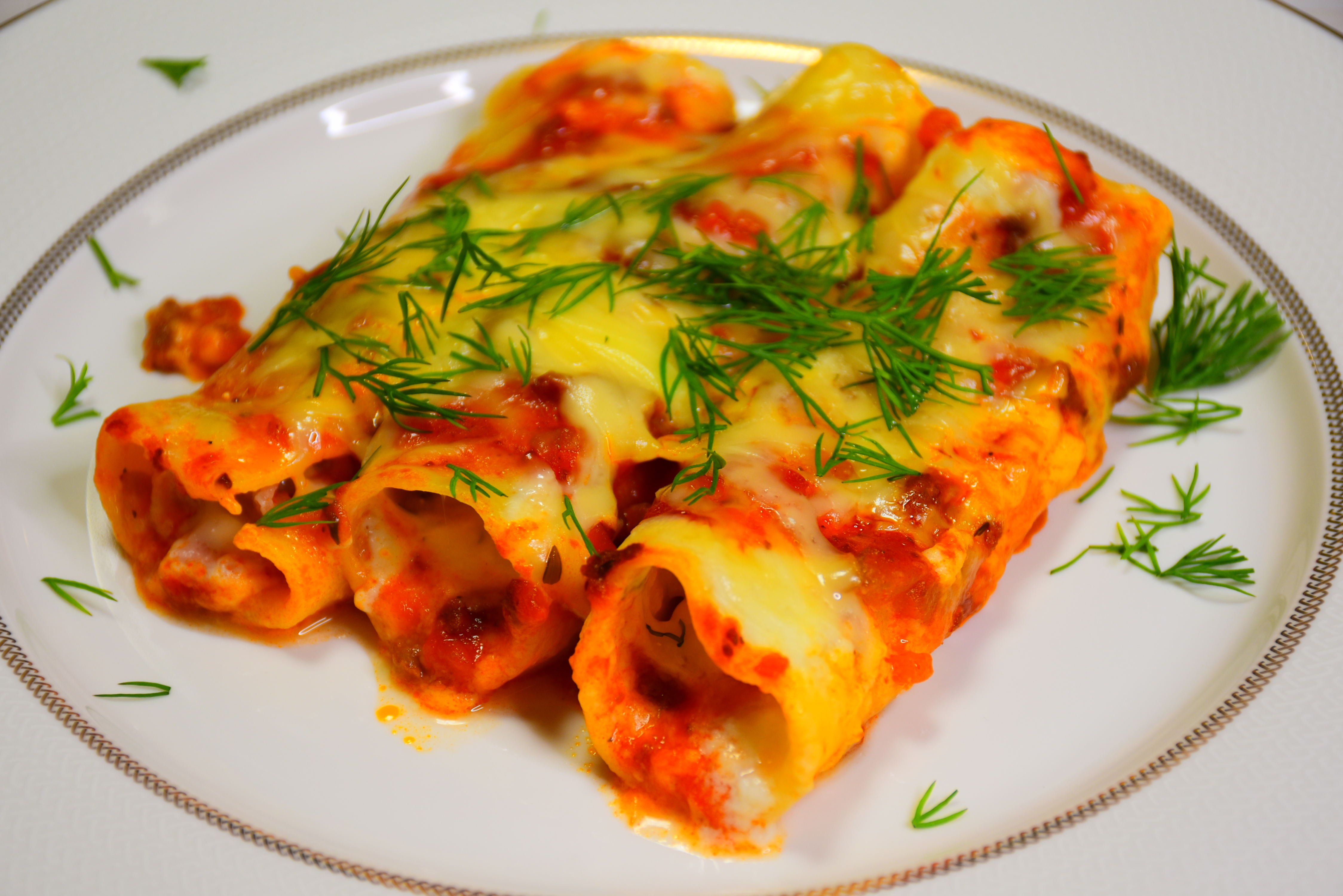 Cannelloni au brocciu et blettes corse