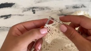 Простой ажурный узор для джемпера! Вяжу джемпер на школу!